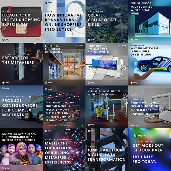 Unity Technologies Ad Campaigns