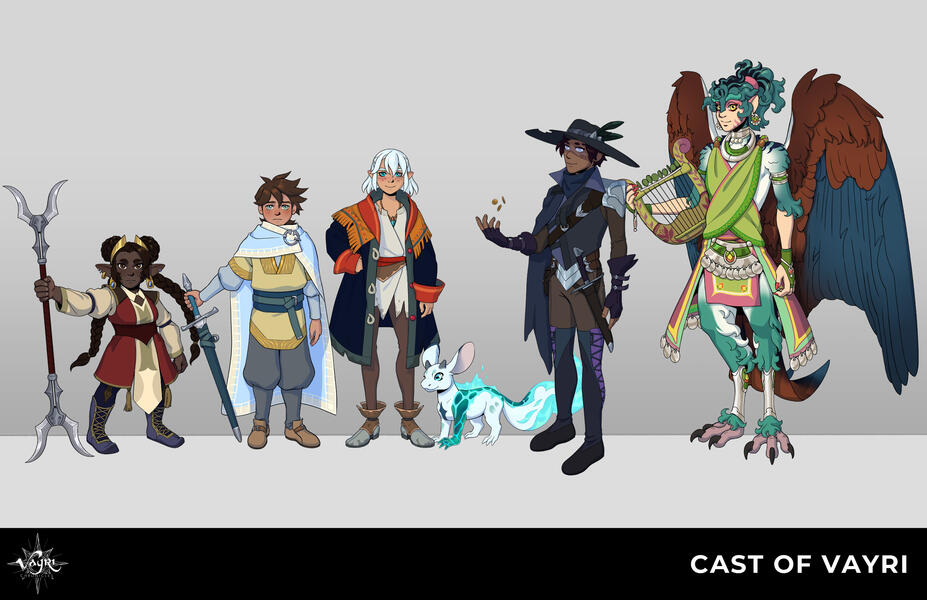 Character Designs of Vayri Chronicles